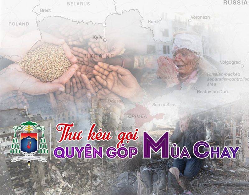 Thư kêu gọi quyên góp mùa Chay