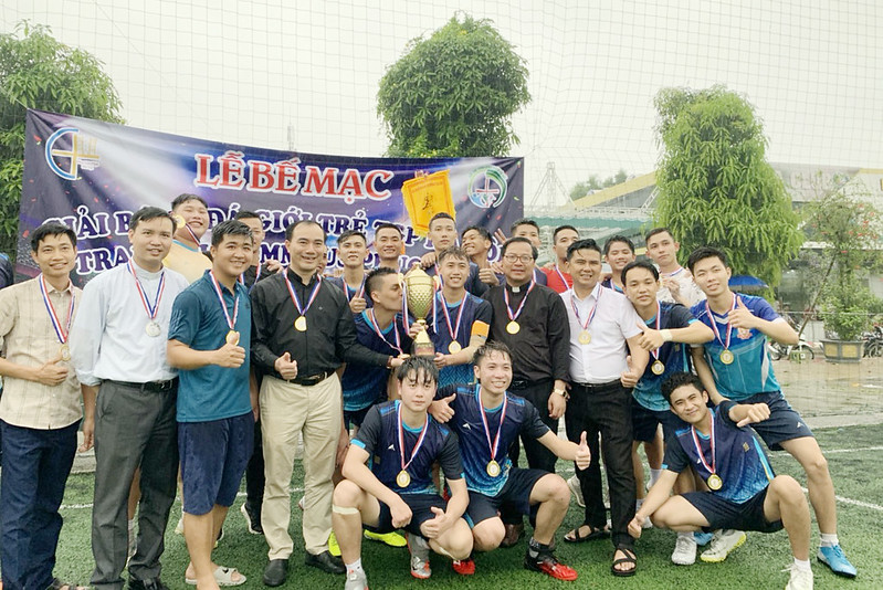 Chung kết giải bóng đá Giới trẻ TGP Hà nội CUP Emaus Phục sinh năm 2021